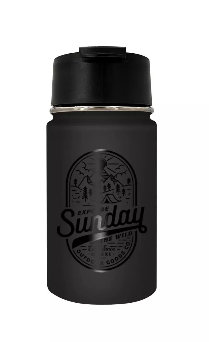 Sunday Outdoor, Travel Mug All Black 350ml, Termokopp