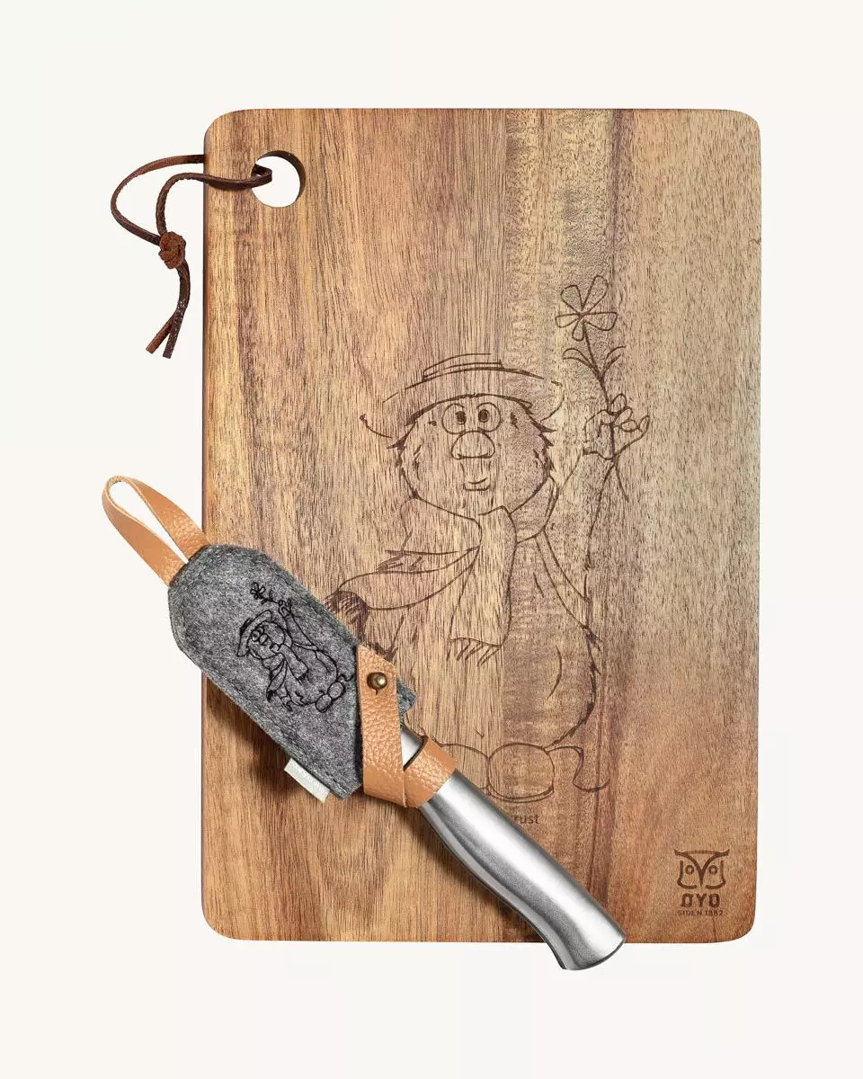 Øyo  LUDVIG KOKKESETT, KOKKEKNIV M/SLIRE OG FJØL