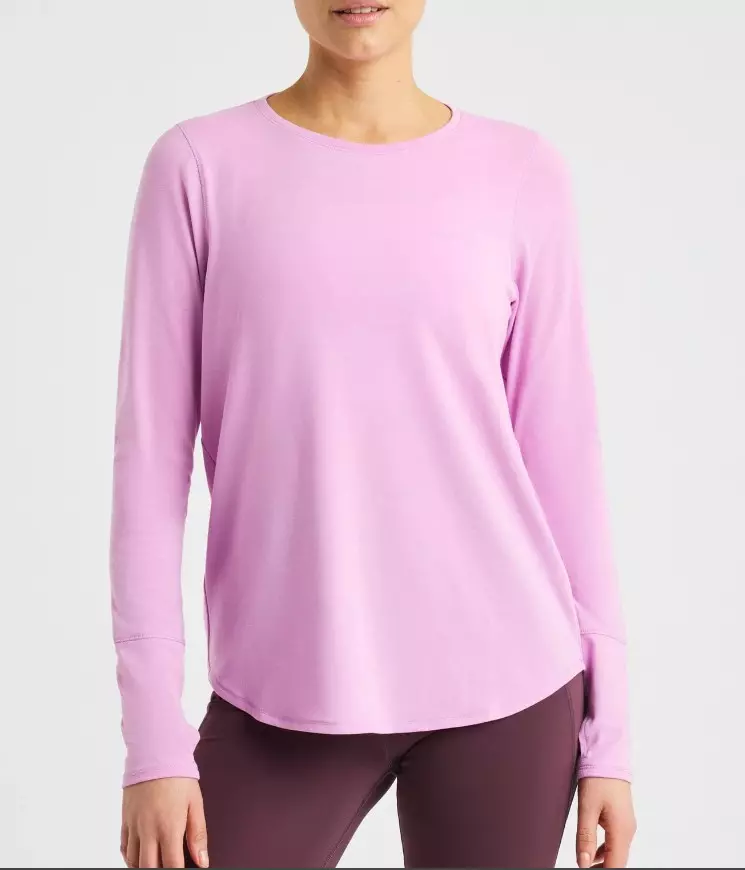 Röhnisch, Clara Long Sleeve, Smoky Grape, Genser
