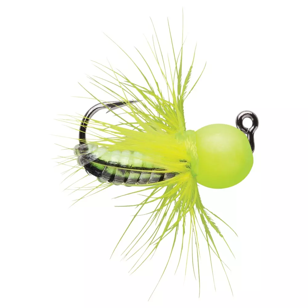 Vmc Tungsten Fly Jig 1,8g Glow Chartreuse 2pk