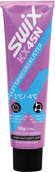 Swix  Kx45 Violet Klister, -2c To 4c