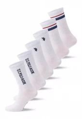 U.S POLO ASSN. BO 6 PK SOCKS USPA M ACC
