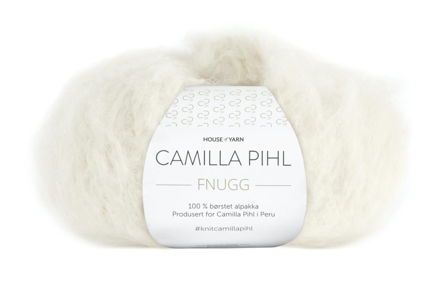 Camilla Pihl Garn - FNUGG 902-Hvit