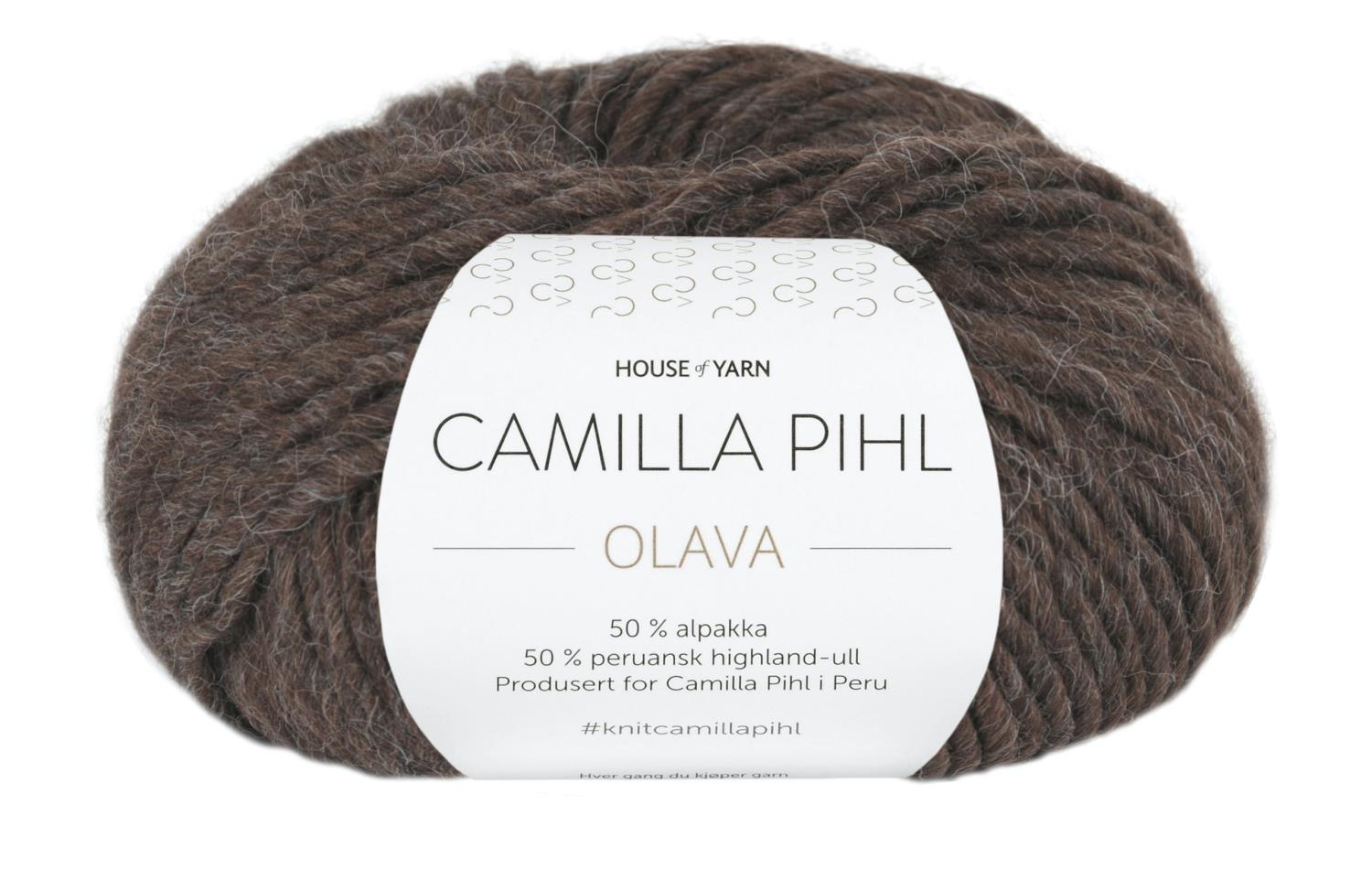 Camilla Pihl Garn - OLAVA 929-Espresso melert