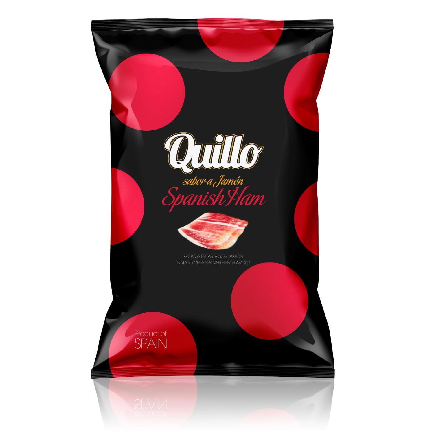 QUILLO Potato Chips - Spanish Ham Flavour 130g