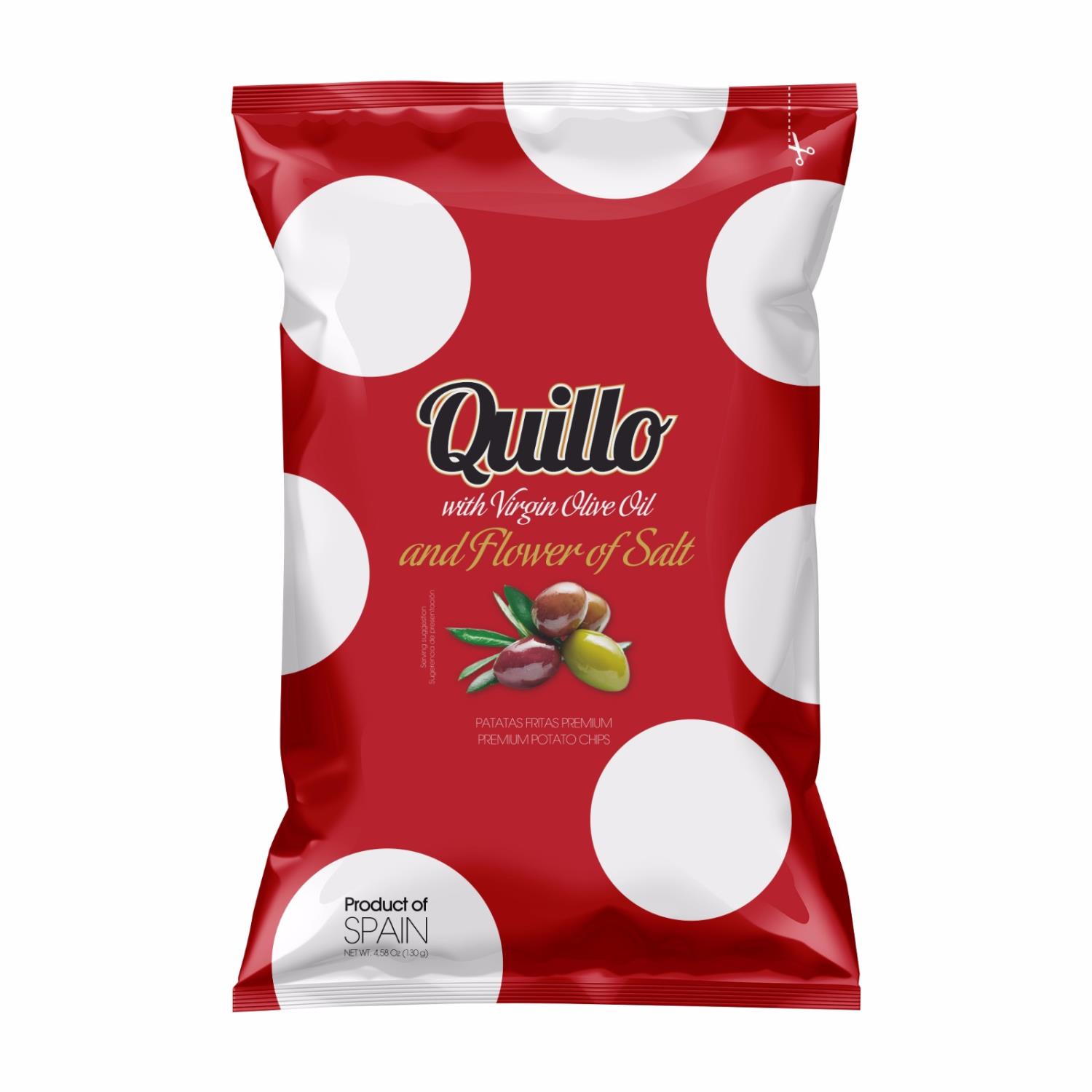 QUILLO Potato Chips - Gourmet Premium 130g