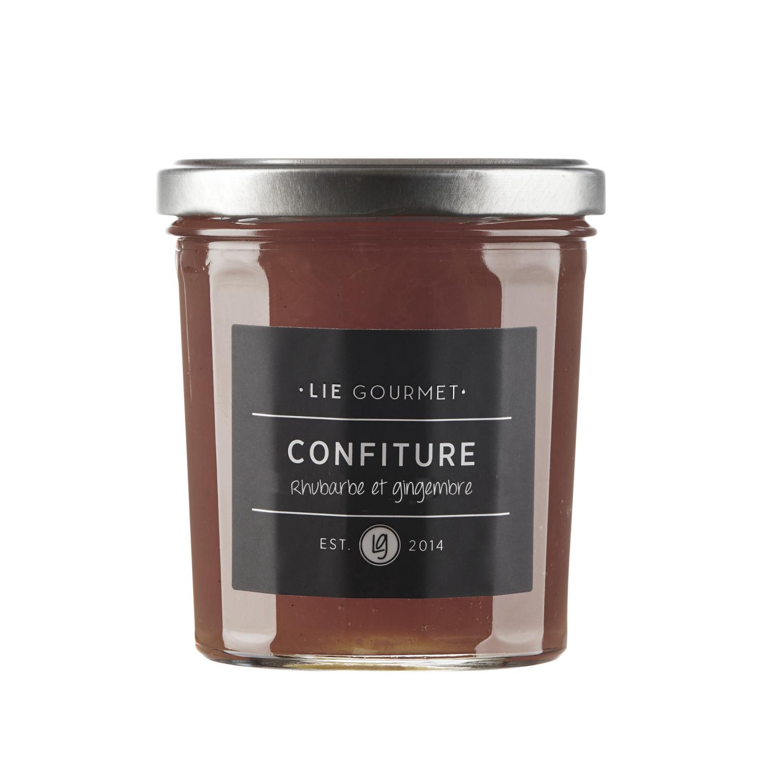 LIE GOURMET Jam With Rhubarb And Ginger 370gr