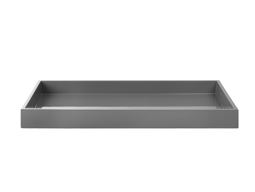 MOJOO LUX Lacq. Tray 38*19*3,5 Antracit