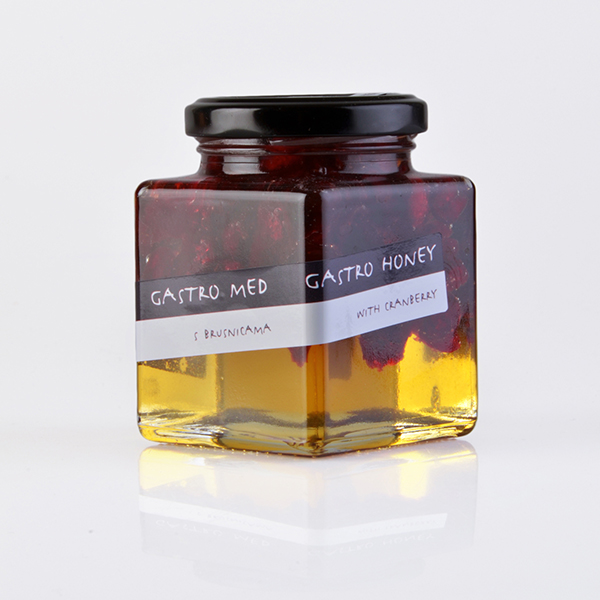 Gourmet honey with cranberries, 230 g