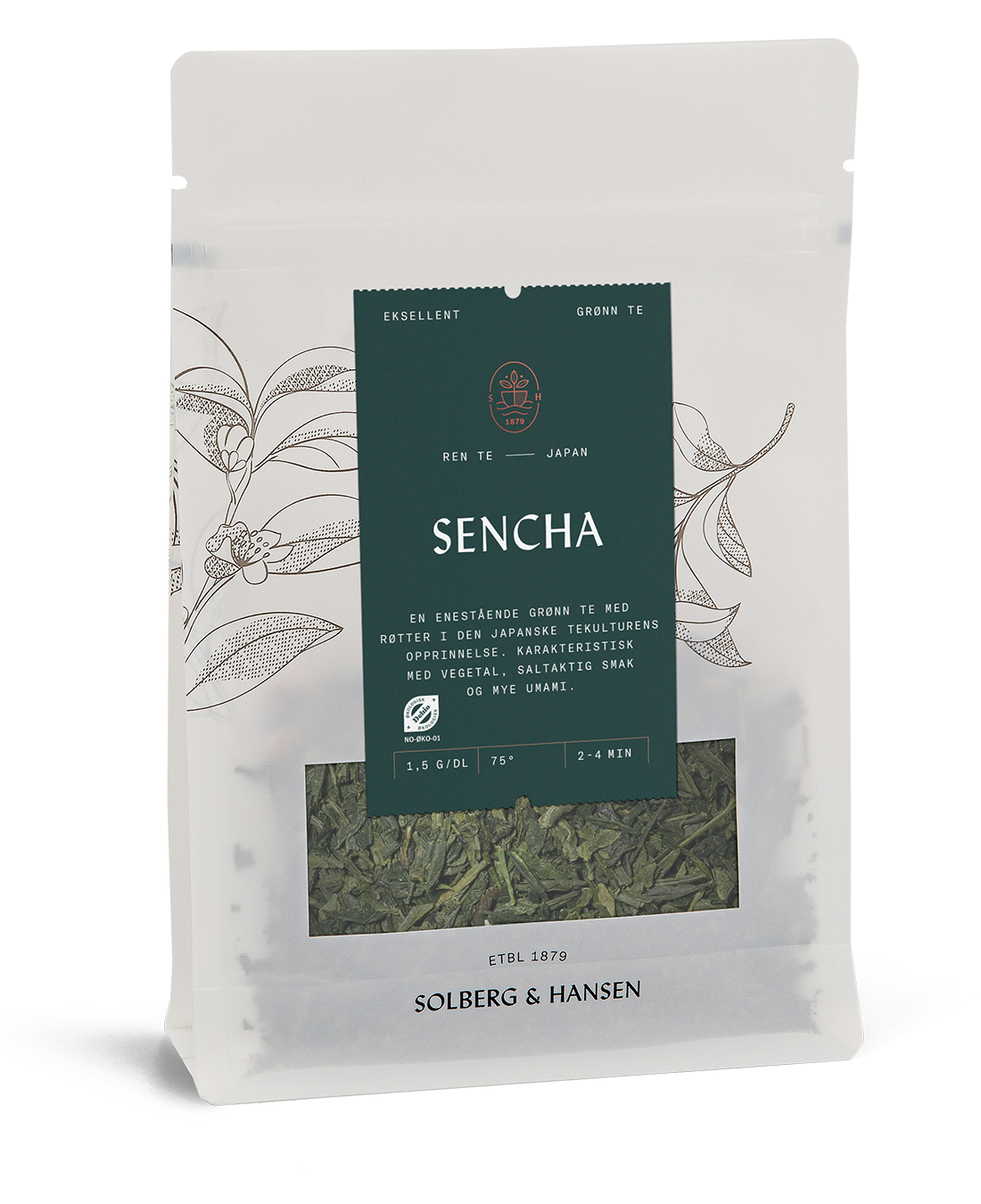 Sencha, grønn te, økologisk