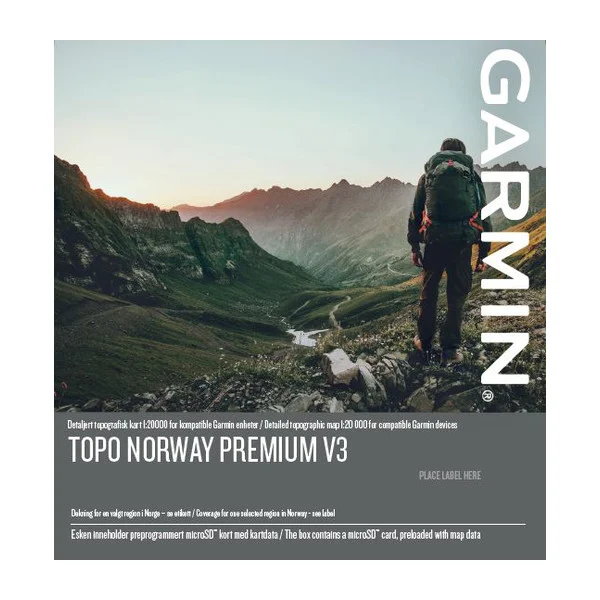 Garmin Topo Premium v3 - Finnmark microSD™/SD™ card