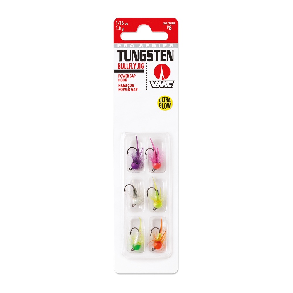 Tungsten Bullfly Kit #10 1,7G GLOW 6PK