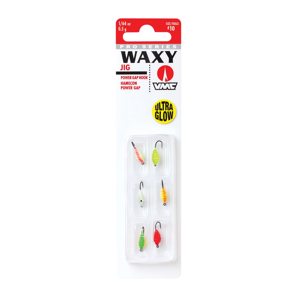WAXY JIG KIT #8 0,9G GLOW 6PK