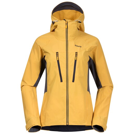 Cecilie Mountain Softshell Jacket Solid Light Golden Yellow