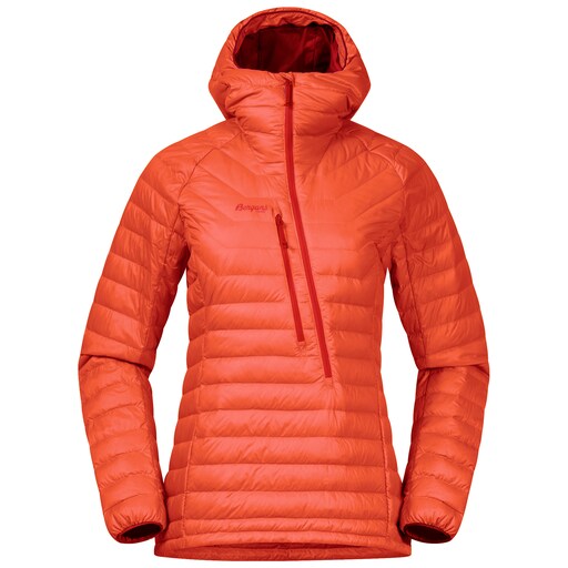 Bergans Cecilie Down Light Anorak Energy Red/Red Leaf