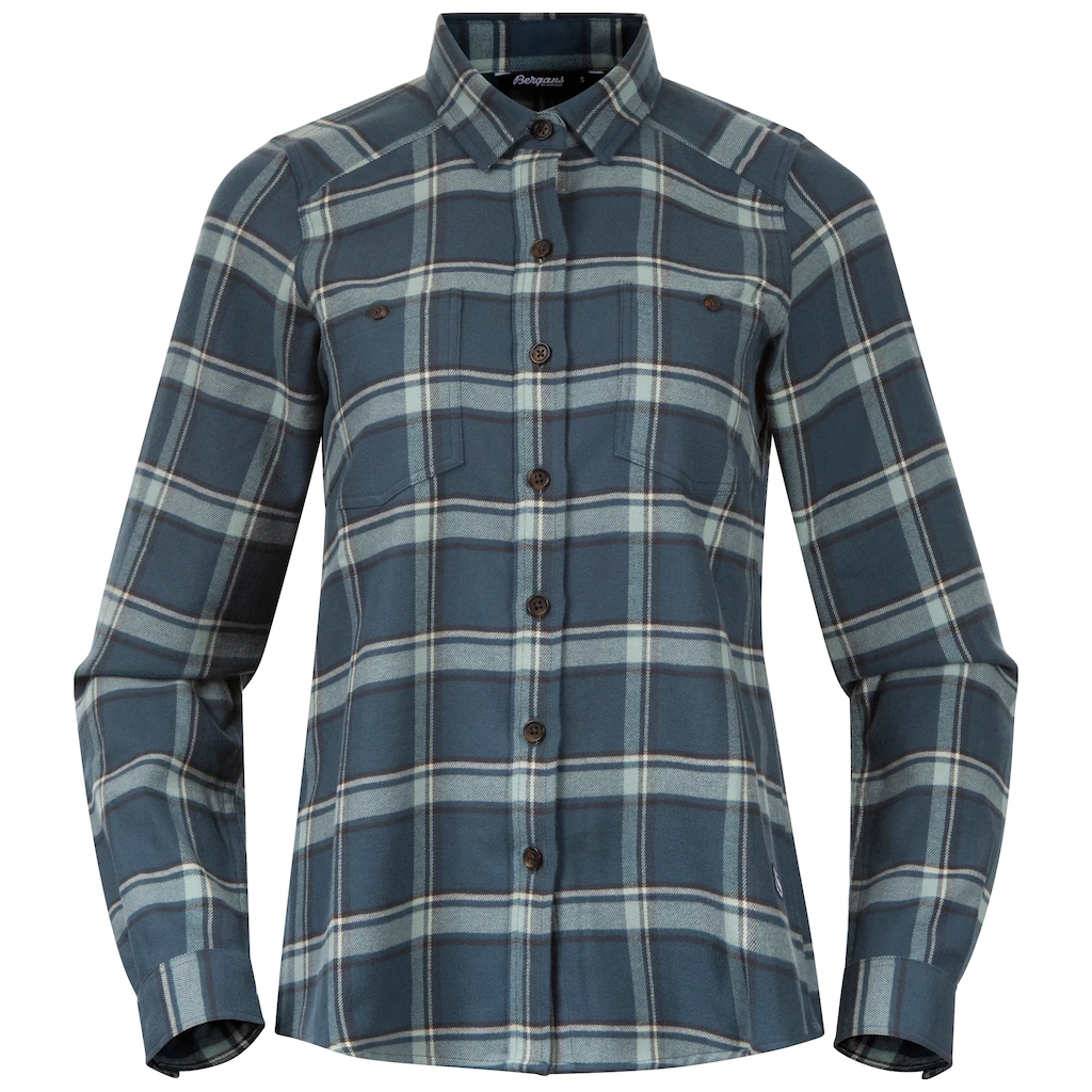 Tovdal W Shirt Orion Blue/Misty Forest Check