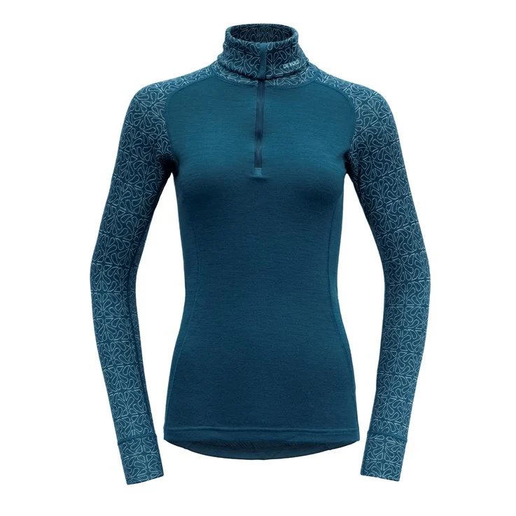 Devold Duo Active Woman Zip Neck Flood