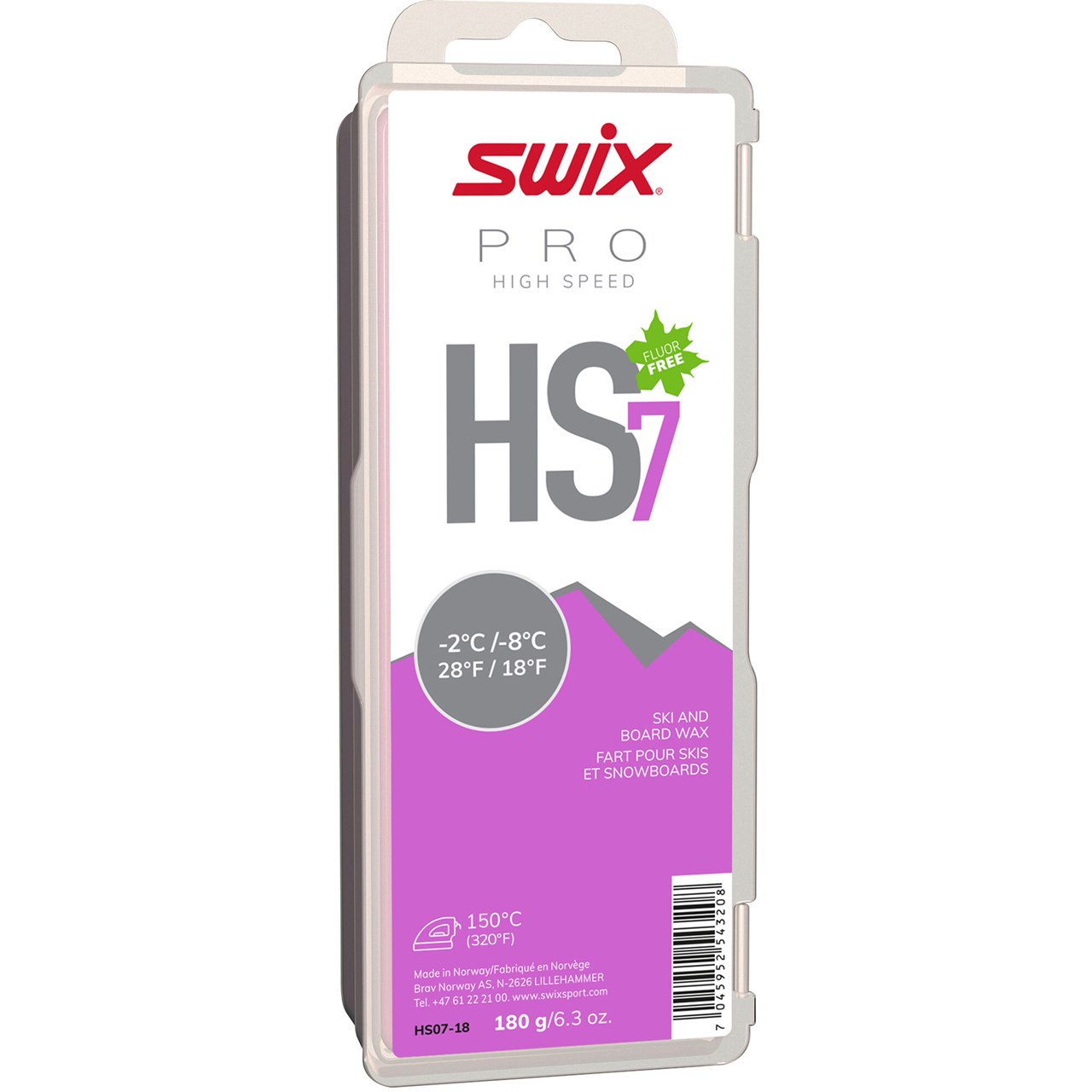 Swix HS7 -2/-8 grC 180gr