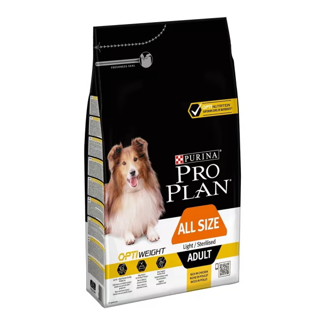 PRO PLAN ALL SIZES ADULT - OPTIWEIGHT 4 x 3kg