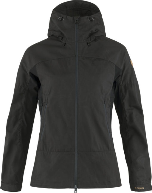 Fjellreven Abisko Lite Trekking Jakke Dame Dark Grey/Black