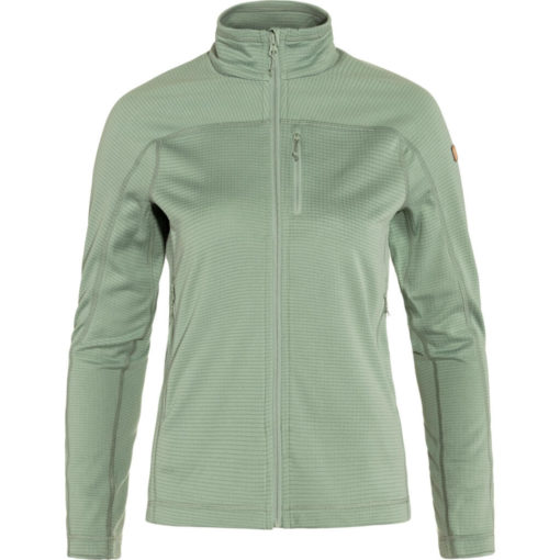 Fjellreven Abisko Lite Fleece Jacket W Misty Green