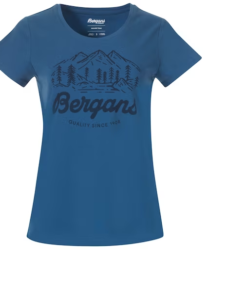 Bergans Classic V2 W Tee North Sea Blue