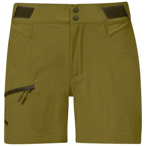 Cecilie Mtn Softshell Shorts Trail Green/Dark Olive Green