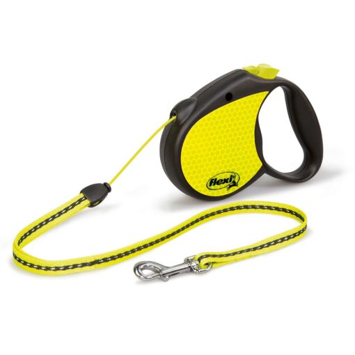 Flexi Neon Reflect Cord Gul M 5meter