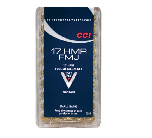 CCI 17 HMR FMJ 20 GR FMJ (50 pk.)