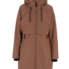 Twentyfour Mellow Vattert Parkas Dame Mokka