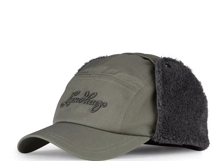 Lundhags Habe Pile Trapper Hat Forest Green