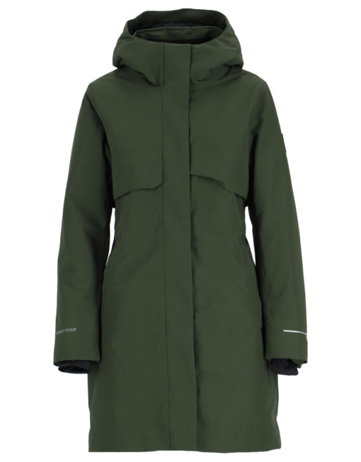 Twentyfour Mode Mia Warm Parkas Dame Olivensort