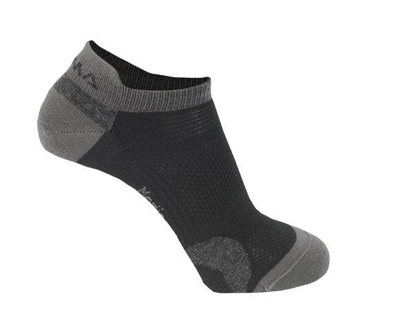 Aclima Ankle socks Iron Gate/Jet Black