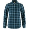 Fjellreven Övik Flannel Shirt W Dark Navy-Indigo Blue