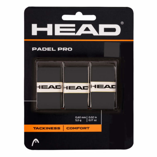 Head Padel Pro 3pk Overgrip Black