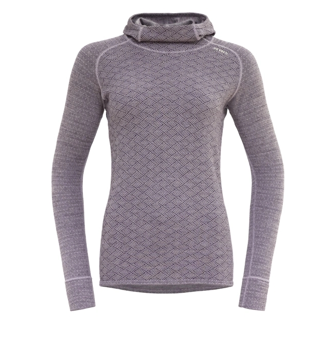 Devold Kvitegga Hoodie Women Orchid