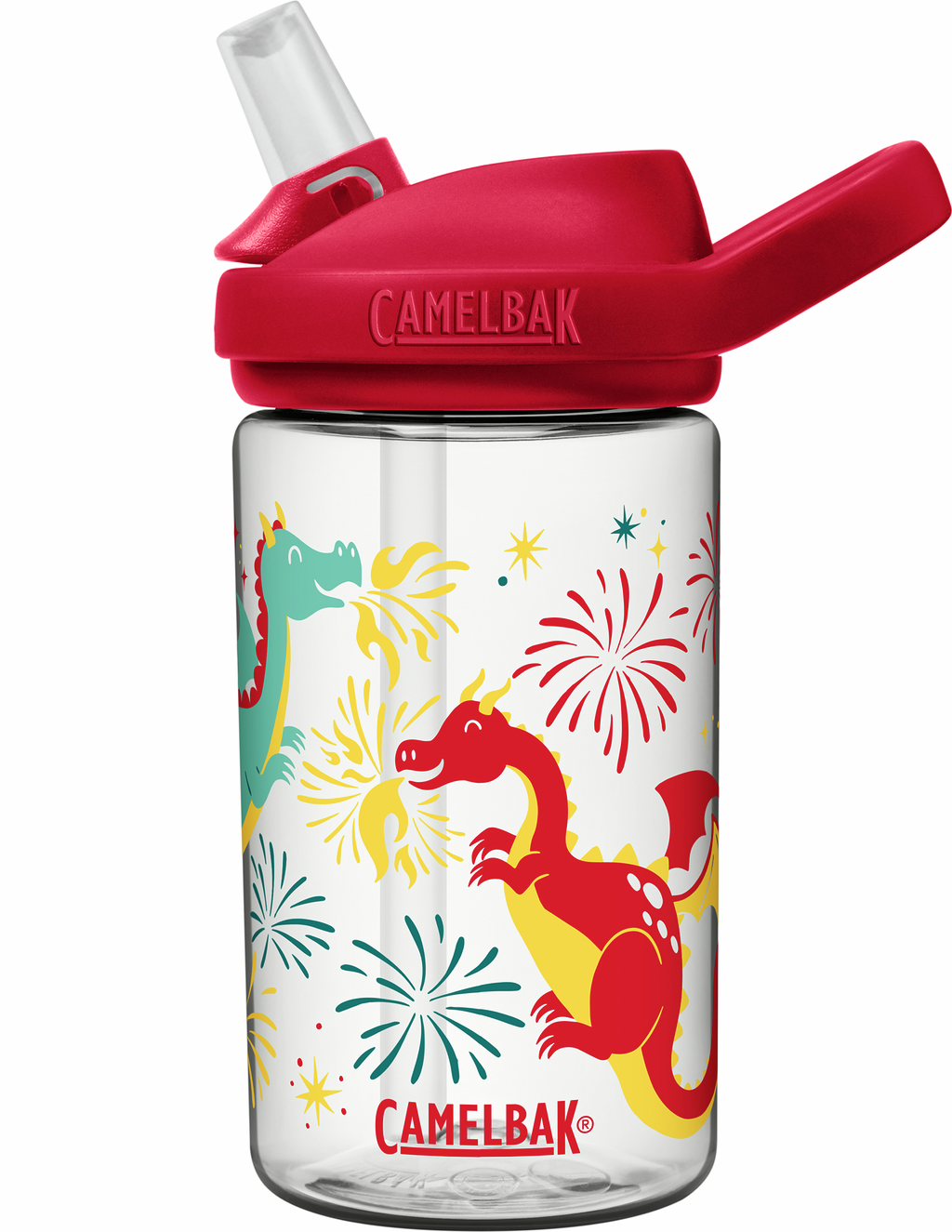 Camelbak Drikkeflaske Eddy+ Kids Firework Dragon 0,4L