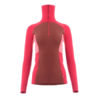 Aclima WarmWool polo Women Jester Red/Spiced Apple