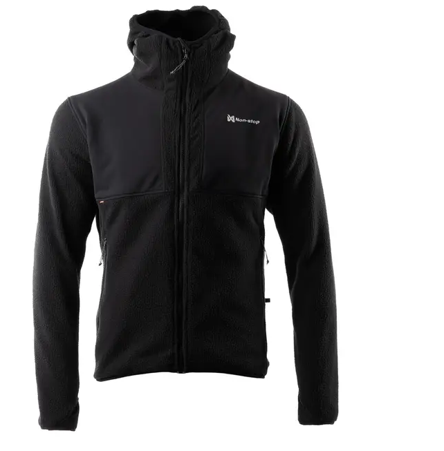 Non Stop Hoodie FZ Men Black