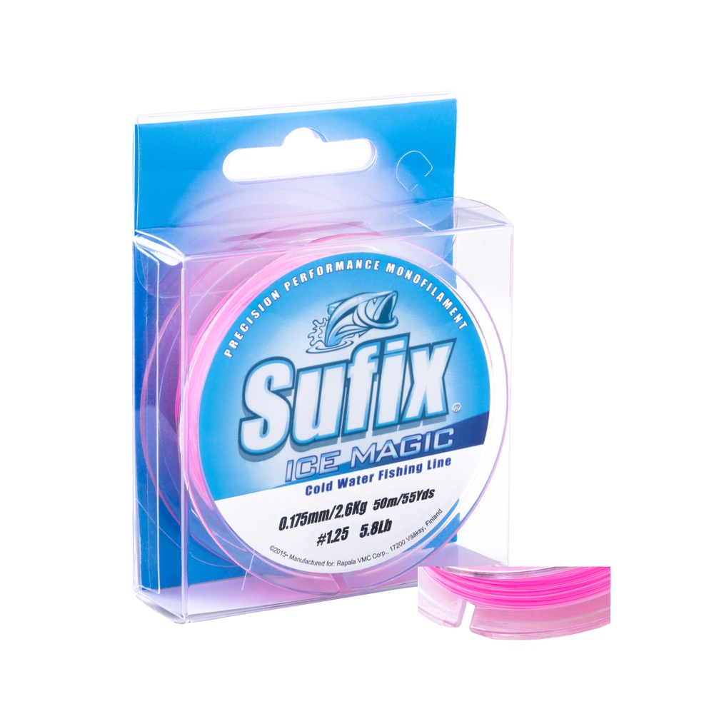 Sufix Ice Magic Hvit Rosa 50m 0,30mm