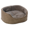 Dogman Sherpa High-side Dog Bed Brown Str L