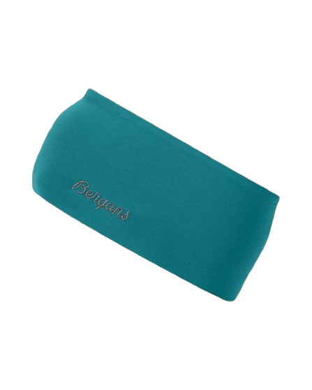 Bergans Youth Cotton Headband Malachite Green