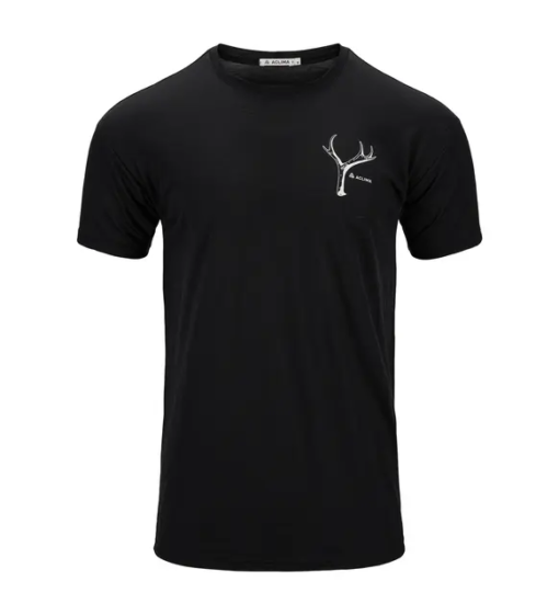 Aclima LightWool 140 Classic Tee Antler Men JetBlack