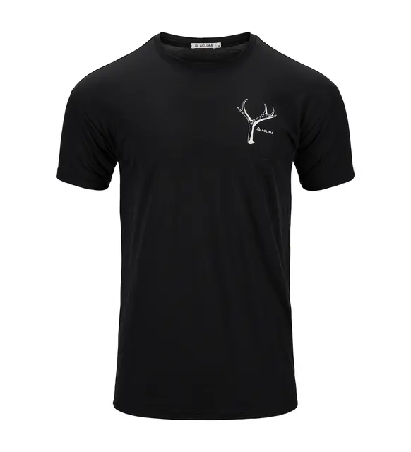 Aclima LightWool 140 Classic Tee Antler Men JetBlack