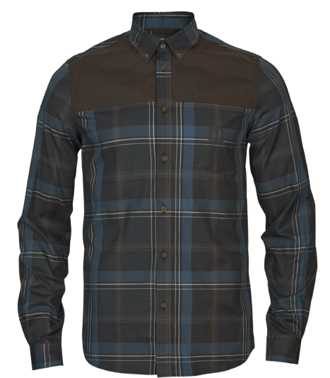 Anker L/S-skjorte Dark Navy