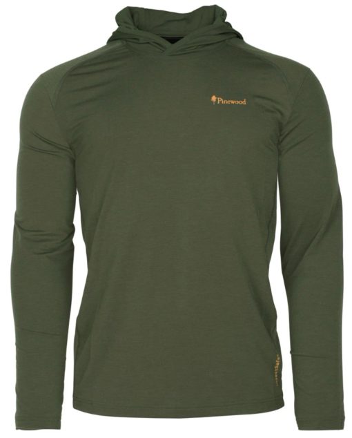 Pinewood Insectsafe Funksjonell Hettegenser Moss Green