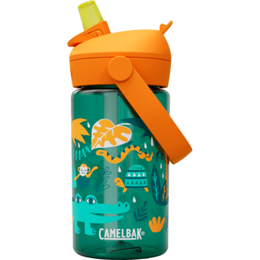 Drikkeflaske Thrive Flip Straw Kids Jungle Animals 0,4L