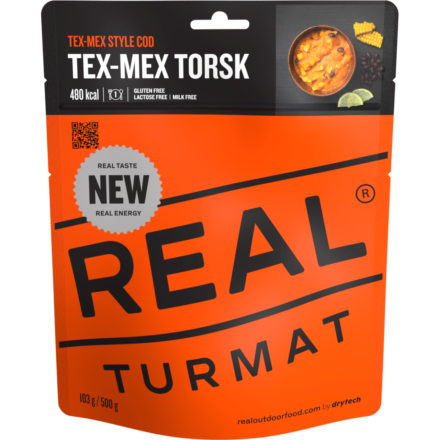 Real Turmat Tex-Mex Torsk 500 GR