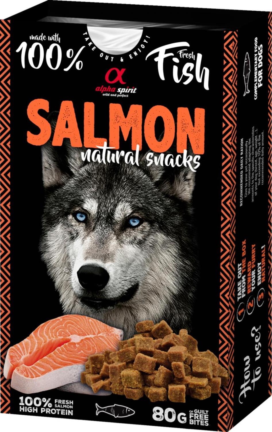 Alpha Spirit Naturals Salmon godbiter Laks
