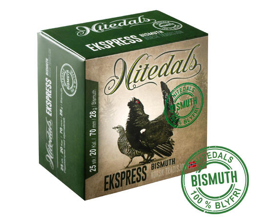 Nitedals Ekspress Bismuth 20/70 US4 28gr